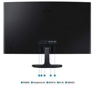 Монітор 24" Samsung LS24D360GAIXCI - фото 4 Монітор 24" Samsung LS24D360GAIXCI - фото 4