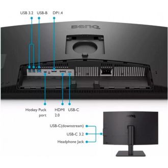 Монітор BenQ PD2706U Dark Grey (9H.LLJLB.QBE) - фото 4 Монітор BenQ PD2706U Dark Grey (9H.LLJLB.QBE) - фото 4