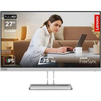 Монітор Lenovo 27" L27i-40 (67ABKAC4UA) Cloud Grey - фото 1 Монітор Lenovo 27" L27i-40 (67ABKAC4UA) Cloud Grey - фото 1