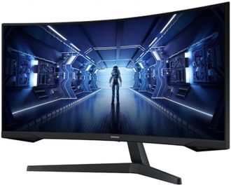 Монитор Samsung 34" Odyssey G5 (LC34G55TWWIXCI) VA Black Curved 165Hz - фото 3 Монитор Samsung 34" Odyssey G5 (LC34G55TWWIXCI) VA Black Curved 165Hz - фото 3