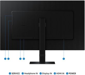 Монитор Samsung 27" ViewFinity HRM S70D Monitor (LS27D700EAIXCI) - фото 4 Монитор Samsung 27" ViewFinity HRM S70D Monitor (LS27D700EAIXCI) - фото 4