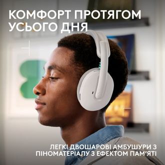 Гарнітура Logitech G325 Lightspeed White (981-001531) - фото 3 Гарнітура Logitech G325 Lightspeed White (981-001531) - фото 3