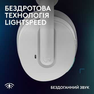 Гарнітура Logitech G325 Lightspeed White (981-001531) - фото 4 Гарнітура Logitech G325 Lightspeed White (981-001531) - фото 4