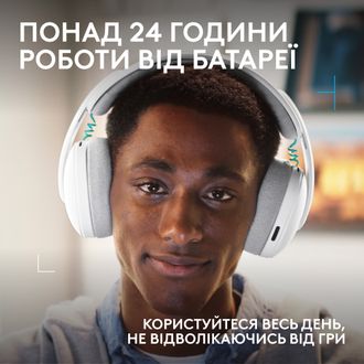 Гарнітура Logitech G325 Lightspeed White (981-001531) - фото 7 Гарнітура Logitech G325 Lightspeed White (981-001531) - фото 7