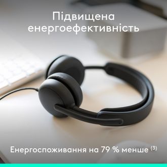 Гарнітура Logitech Zone Wired 2 USB Graphite (981-001619) - фото 8