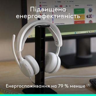 Гарнітура Logitech Zone Wired 2 USB Off-White (981-001621) - фото 8 Гарнітура Logitech Zone Wired 2 USB Off-White (981-001621) - фото 8