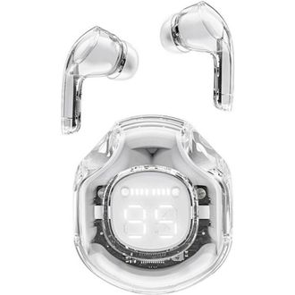 Навушники ACEFAST T8 Crystal color (2) bluetooth earbuds White Moon - фото 1