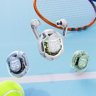Навушники ACEFAST T8 Crystal color (2) bluetooth earbuds White Moon - фото 2