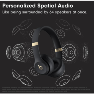 Наушники Beats by Dr. Dre Solo 4 Black/Gold (MC2L4) - фото 2 Наушники Beats by Dr. Dre Solo 4 Black/Gold (MC2L4) - фото 2