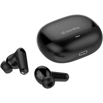 Навушники СolorWay Slim TWS-1 Earbuds Long Life Black (CW-TWS1BK1) - фото 3