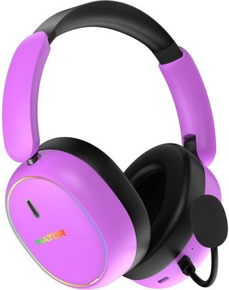 Навушники HATOR PHOENIX 2 Hi-Res (ESH42) wireless cyber violet, SyncHUB connection - фото 2