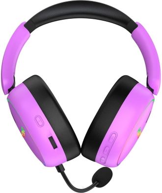 Навушники HATOR PHOENIX 2 Hi-Res (ESH42) wireless cyber violet, SyncHUB connection - фото 3