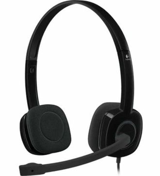 Наушники Logitech H151 Stereo Black (981-000589) - фото 1 Наушники Logitech H151 Stereo Black (981-000589) - фото 1