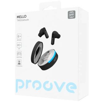 Наушники Proove Mello TWS with ANC (APP) cotton candy TWML0001AP24 - фото 2