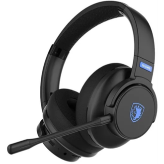 Навушники Sades SA-202 Runner Black/Blue (sa202bkb) - фото 1