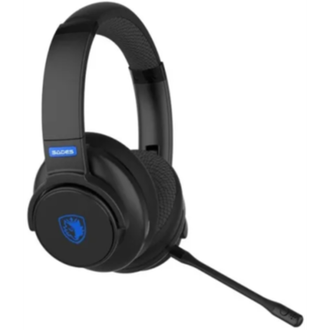 Навушники Sades SA-202 Runner Black/Blue (sa202bkb) - фото 2