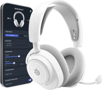 Навушники SteelSeries Arctis Nova 7P Wireless Gen 2 White (61745) - фото 3 Навушники SteelSeries Arctis Nova 7P Wireless Gen 2 White (61745) - фото 3