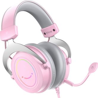 Гарнітура ігрова Fifine H3P RGB Pink - фото 2