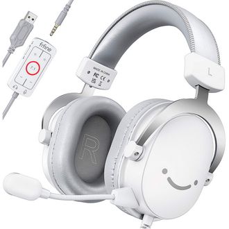 Гарнитура игровая Fifine H9W White - фото 2