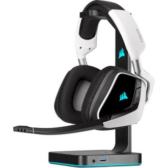 Наушники Corsair Void RGB Elite Wireless White (CA-9011202-EU) - фото 5 Наушники Corsair Void RGB Elite Wireless White (CA-9011202-EU) - фото 5