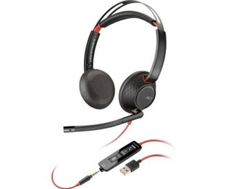 Гарнітура Poly BlackWire 5220 USB-A HS Stereo Black (80R97AA) - фото 1