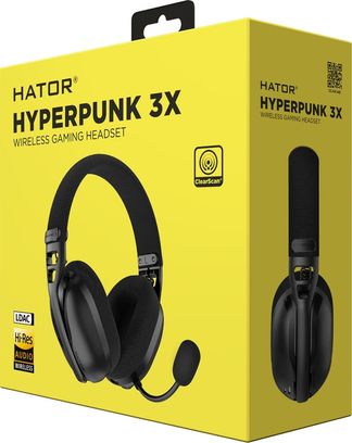 Навушники Hator Hyperpunk 3X Hi-Res (ESH14) wireless black - фото 5 Навушники Hator Hyperpunk 3X Hi-Res (ESH14) wireless black - фото 5