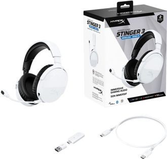 Наушники HyperX Cloud Stinger 3 Wireless White (BS1T9AA) - фото 5