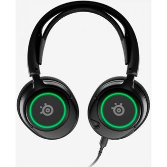 Игровая гарнитура STEELSERIES Arctis Nova 3, black (61631) - фото 1