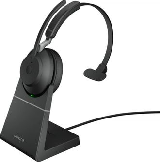Навушники Jabra Evolve2 65 USB-A UC Mono with Charging Stand Black (26599-889-989) - фото 1 Навушники Jabra Evolve2 65 USB-A UC Mono with Charging Stand Black (26599-889-989) - фото 1