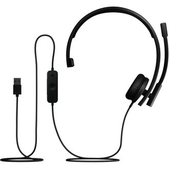 Навушники Logitech H570e Corded Mono BLACK-USB-C (981-001427) (7095237) - фото 1 Навушники Logitech H570e Corded Mono BLACK-USB-C (981-001427) (7095237) - фото 1