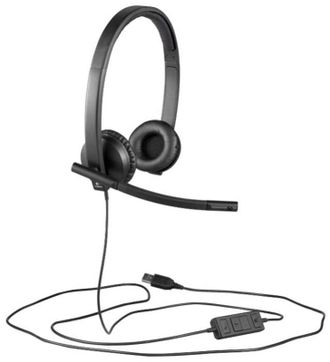 Навушники Logitech H570e Stereo Black (981-000575) - фото 4 Навушники Logitech H570e Stereo Black (981-000575) - фото 4