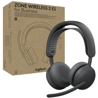 Наушники Logitech Zone Wireless 2 ES for Busines Graphite UC version (981-001498) - фото 5 Наушники Logitech Zone Wireless 2 ES for Busines Graphite UC version (981-001498) - фото 5