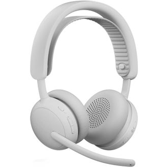 Наушники Logitech Zone Wireless 2 ES for Business Off-White TEAMS version with receiver (981-001520) - фото 2 Наушники Logitech Zone Wireless 2 ES for Business Off-White TEAMS version with receiver (981-001520) - фото 2