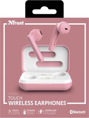 Навушники Trust Primo Touch True Wireless Mic Pink (23782) - фото 7 Навушники Trust Primo Touch True Wireless Mic Pink (23782) - фото 7