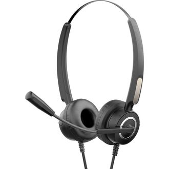 Наушники с микрофоном HP DHE-8000 (Call Center), USB, Black - фото 1