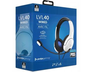 Навушники PDP Gaming LVL40 Wired Stereo Gaming Headset для консолі PS4/PS5 White - фото 5 Навушники PDP Gaming LVL40 Wired Stereo Gaming Headset для консолі PS4/PS5 White - фото 5