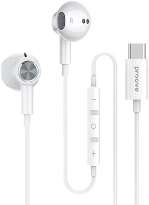 Провідні навушники Proove Echo (Type-C) (white) (ECWE00000202) - фото 1 Провідні навушники Proove Echo (Type-C) (white) (ECWE00000202) - фото 1