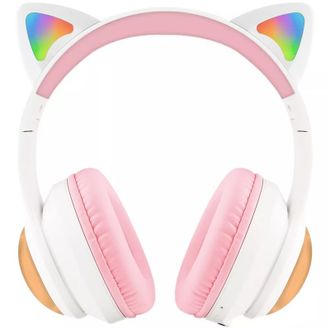 Навушники Proove Kids LumiCat (APP) white/pink (HPLC0001AP25) - фото 2 Навушники Proove Kids LumiCat (APP) white/pink (HPLC0001AP25) - фото 2