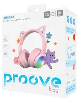 Навушники Proove Kids LumiCat (APP) pink (HPLC0001AP27) - фото 4 Навушники Proove Kids LumiCat (APP) pink (HPLC0001AP27) - фото 4
