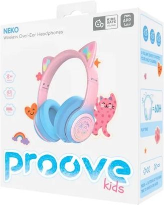 Навушники Proove Kids Neko (APP) blue/pink (HPNK0001AP26) - фото 5 Навушники Proove Kids Neko (APP) blue/pink (HPNK0001AP26) - фото 5