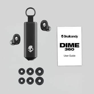Навушники Skullcandy DIME 360 Pea Shape Black (S2DPW-T740) - фото 5 Навушники Skullcandy DIME 360 Pea Shape Black (S2DPW-T740) - фото 5