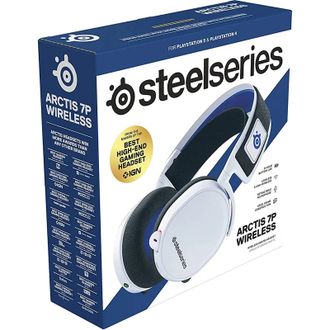Ігрові навушники SteelSeries Arctis 7P for PS5 White (61471) - фото 8 Ігрові навушники SteelSeries Arctis 7P for PS5 White (61471) - фото 8