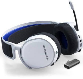 Ігрові навушники SteelSeries Arctis 7P for PS5 White (61471) - фото 7 Ігрові навушники SteelSeries Arctis 7P for PS5 White (61471) - фото 7