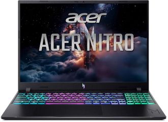 Ноутбук Acer Nitro V 16 ANV16-I31-76N7 (NH.U7SAA.001) Obsidian Black - фото 1 Ноутбук Acer Nitro V 16 ANV16-I31-76N7 (NH.U7SAA.001) Obsidian Black - фото 1