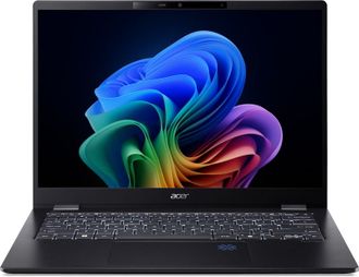 Ноутбук Acer TravelMate TMP614-54-TCO-536B (NX.BJLEU.00A) Black - фото 1