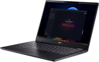 Ноутбук Acer TravelMate TMP614-54-TCO-536B (NX.BJLEU.00A) Black - фото 2