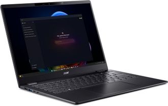 Ноутбук Acer TravelMate TMP614-54-TCO-536B (NX.BJLEU.00A) Black - фото 3