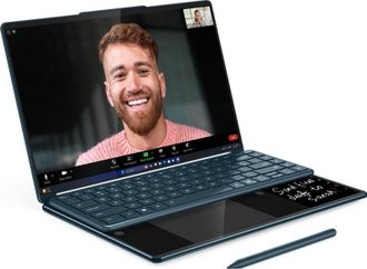 Ноутбук Lenovo Yoga Book 9 14IAH10 (83KJ001KPB) Tidal Teal - фото 2 Ноутбук Lenovo Yoga Book 9 14IAH10 (83KJ001KPB) Tidal Teal - фото 2