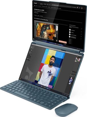 Ноутбук Lenovo Yoga Book 9 14IAH10 (83KJ001KPB) Tidal Teal - фото 10 Ноутбук Lenovo Yoga Book 9 14IAH10 (83KJ001KPB) Tidal Teal - фото 10
