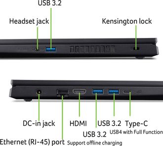Ноутбук Acer Nitro V 15 ANV15-42-R1D4 (NH.QV4EU.00B) Obsidian Black - фото 10 Ноутбук Acer Nitro V 15 ANV15-42-R1D4 (NH.QV4EU.00B) Obsidian Black - фото 10